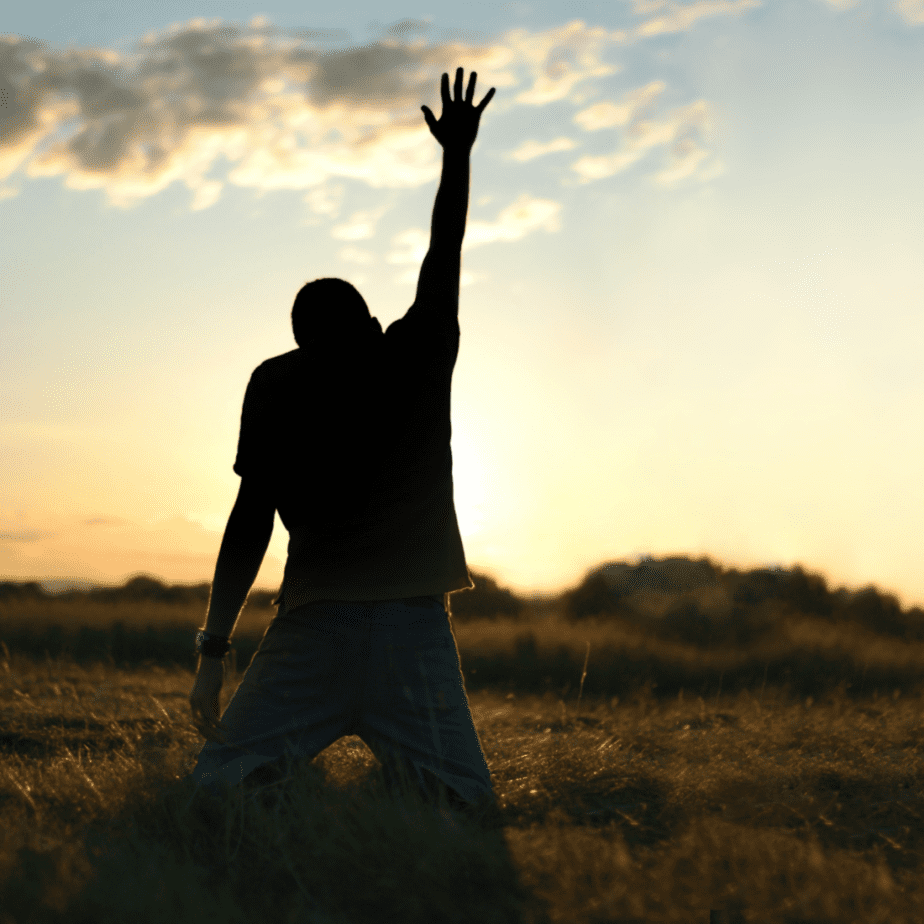 worshipping in spirit and truth in field