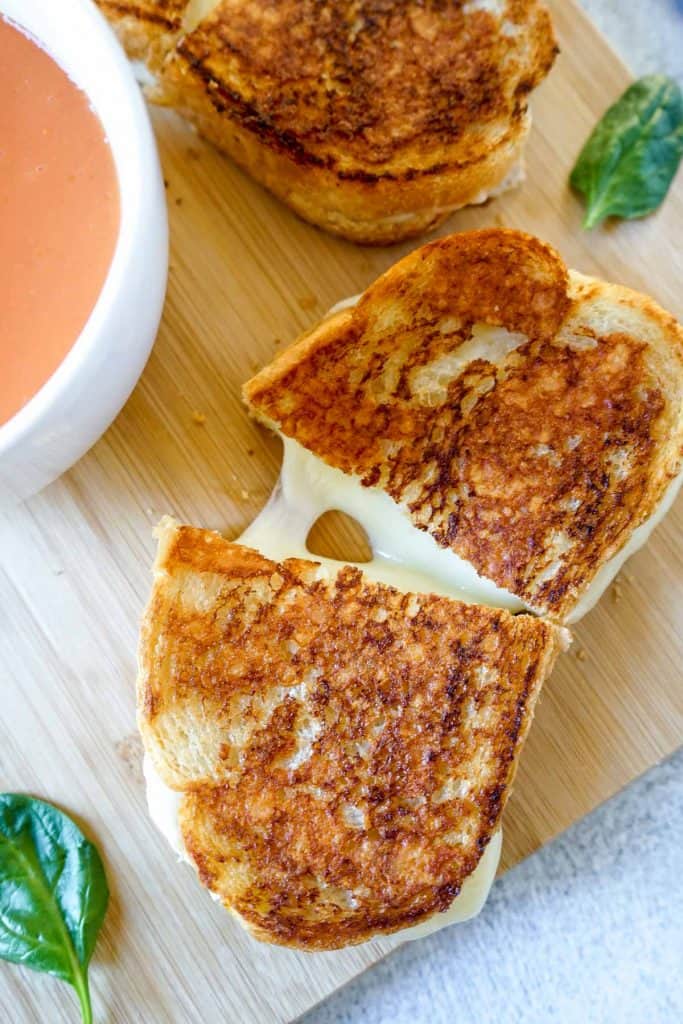 starbucks copycat grilled cheese made with sourdough bread