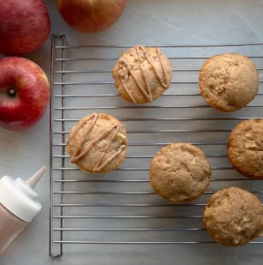 sourdough apple muffins